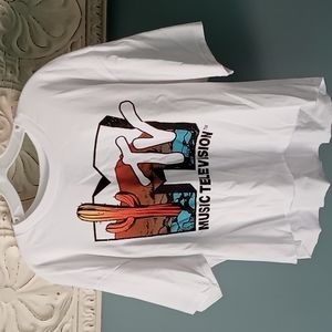MTV T-Shirt Desert Scene Cotton NWOT